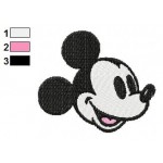 Mickey Mouse Head Embroidery Design